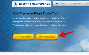Instant WordPressのダウンロード画面